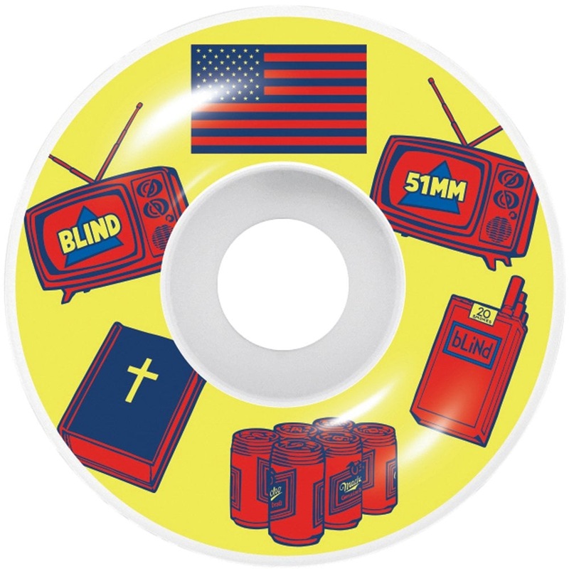 Blind American Icons 51mm skateboard wheels 51mm