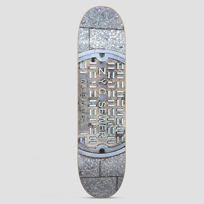 Zoo York 8.00 ZYC Sewer Skateboard Deck Multi