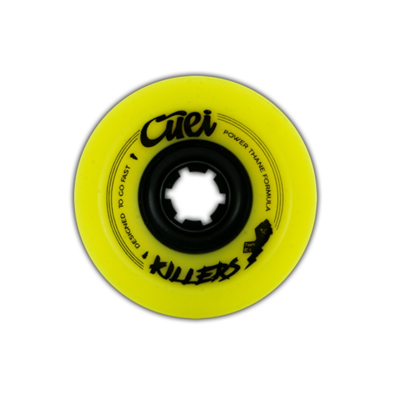 Cuei Killers Power Thane Yellow & Black 74mm 80a