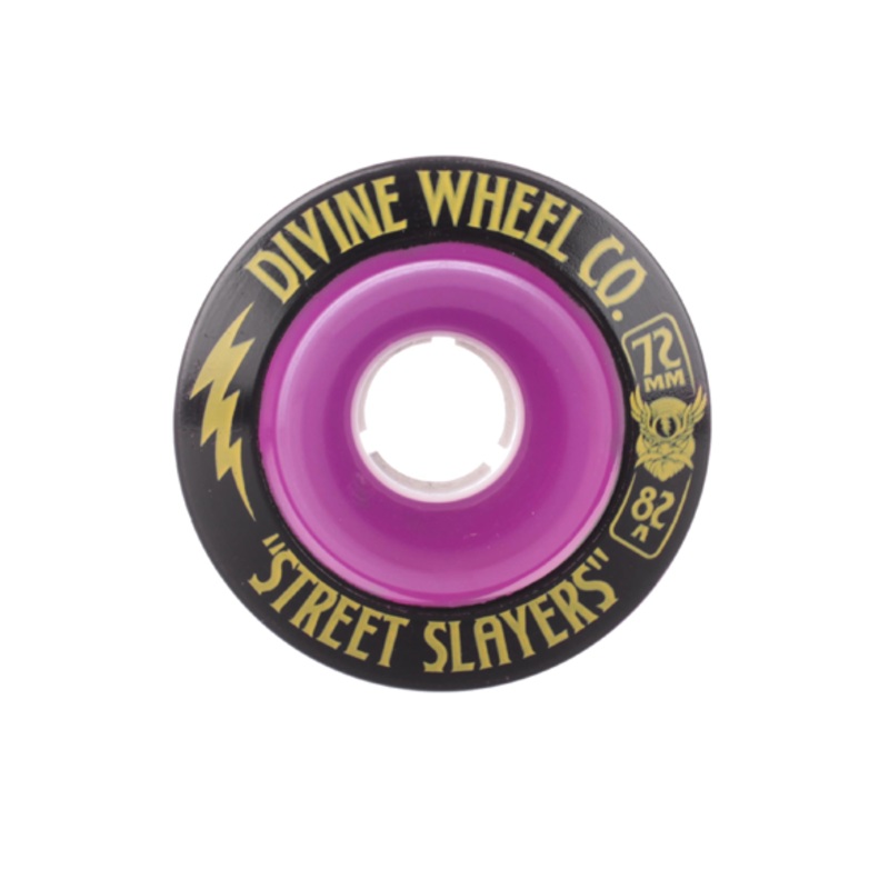 Divine Wheels Street Slayers 72mm 82a (Purple)
