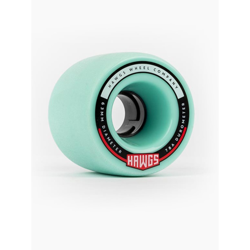 Hawgs Fattys 63mm 78a Wheels (Ocean Teal)