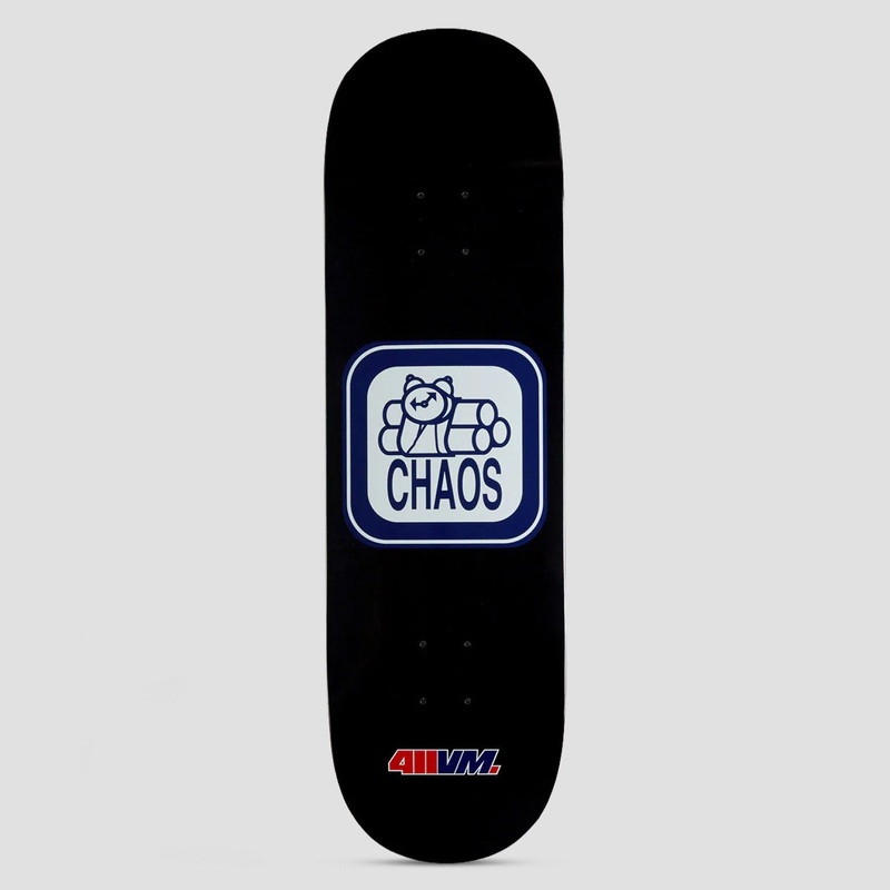 411 9 Chaos EX7 Skateboard Deck Black