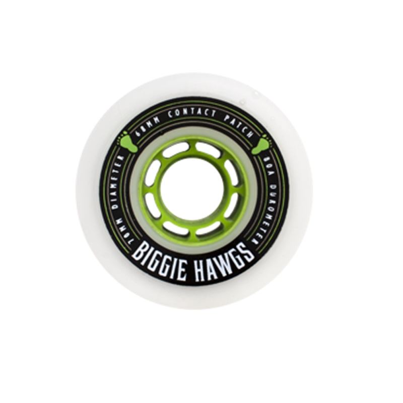 Hawgs 70mm Biggie Hawgs Wheels (White)