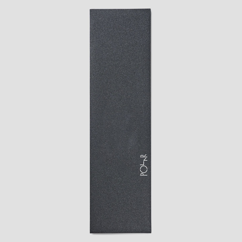 Polar 9 Laser Cut Script Logo Griptape Black