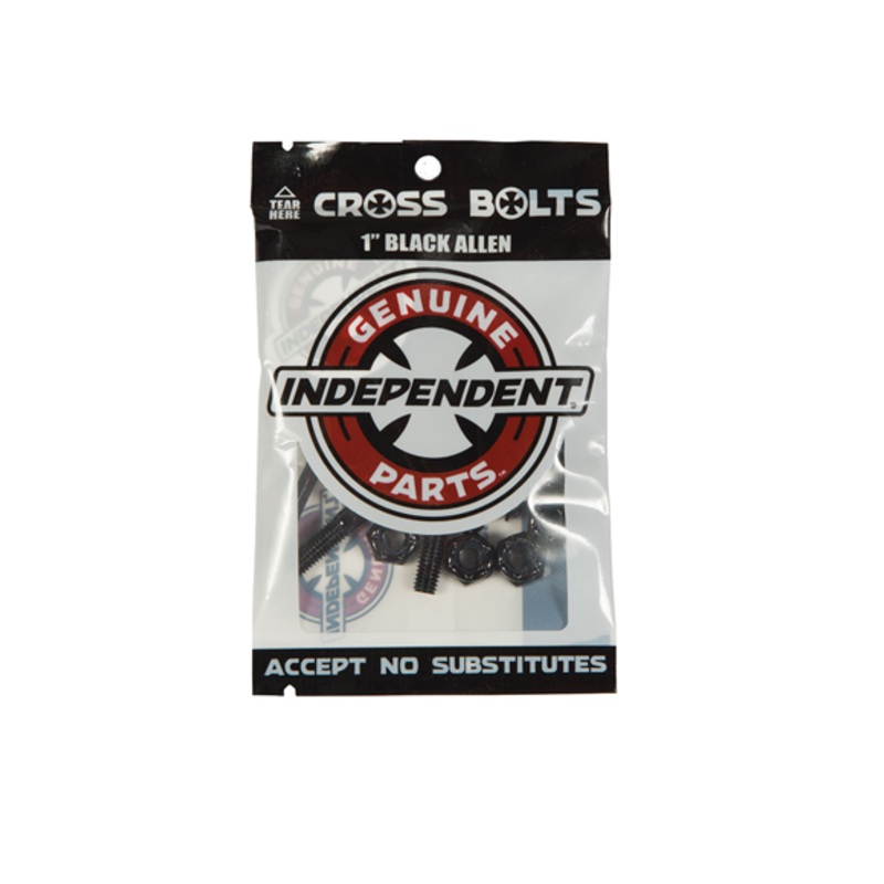 Independent Allen Hex Bolts Hardware 1″ Black