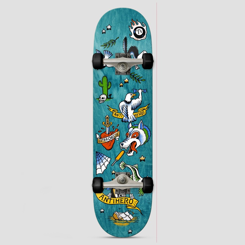 Anti Hero 7.75 No Regrets Complete Skateboard