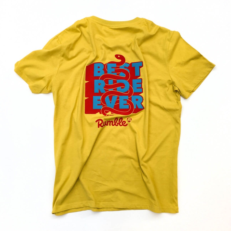 Best Ride Ever Tee S Yellow