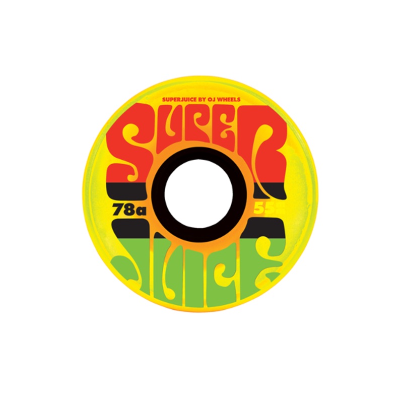 OJ Skateboard Wheels Jamaican Sunrise Mini Super Juice 55mm 78a