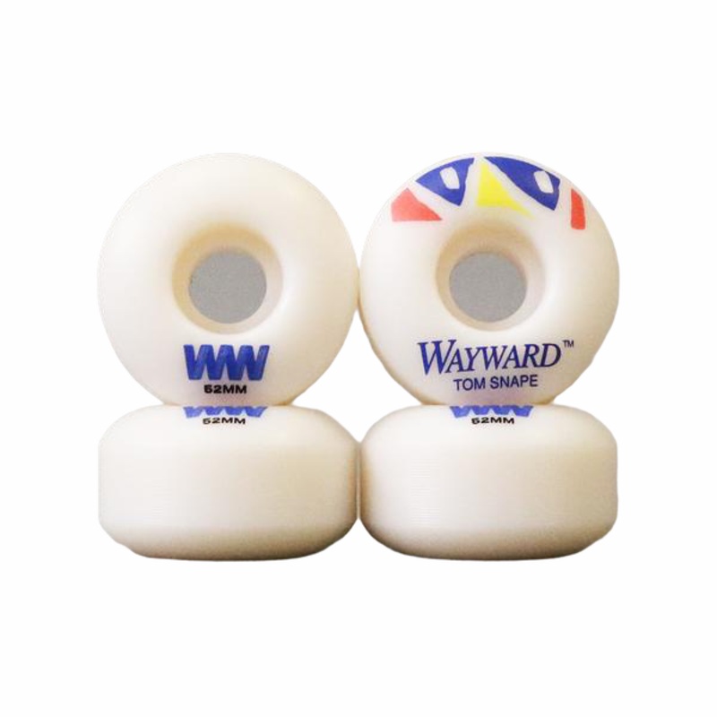 Wayward wheels – Classic Pro Wheel – Tom Snape 52mm (White/Blue) Wayward