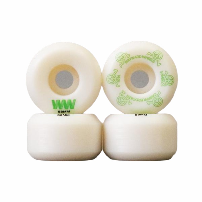 Wayward wheels – Funnel Pro Wheel – Casper Brooker 53mm (White/Green)