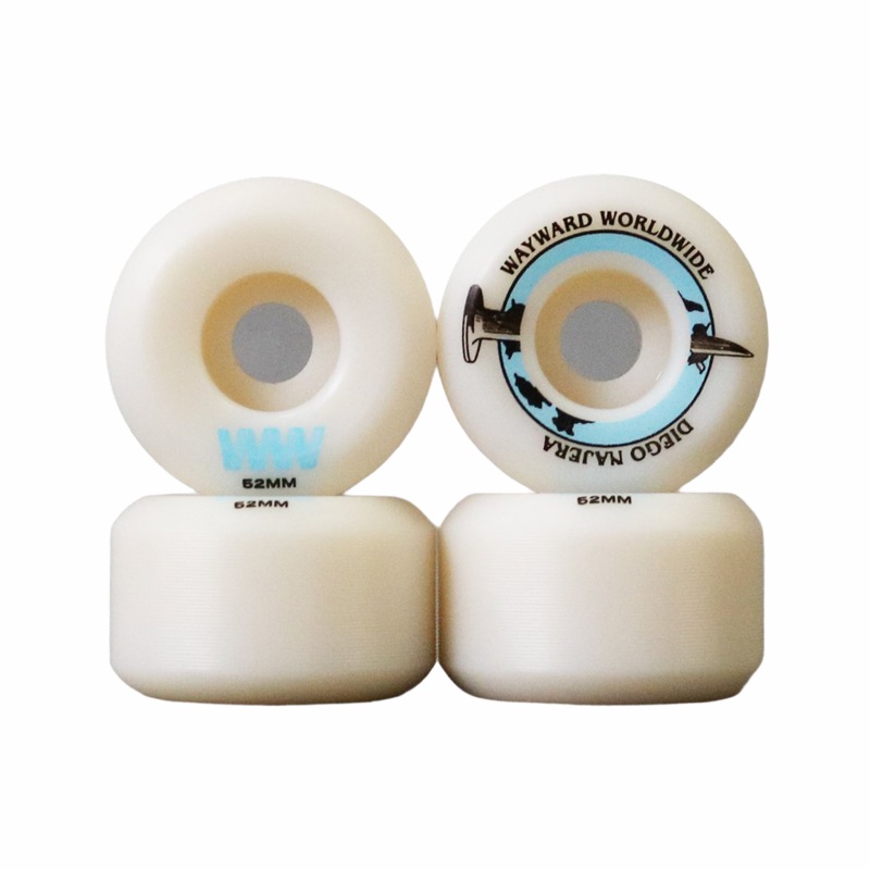 Wayward wheels – Funnel Pro Wheel – Diego Najera 52mm (White/Blue)