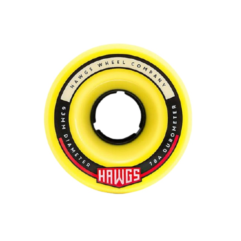 Hawgs Fattys 63mm 78a Wheels (Yellow)