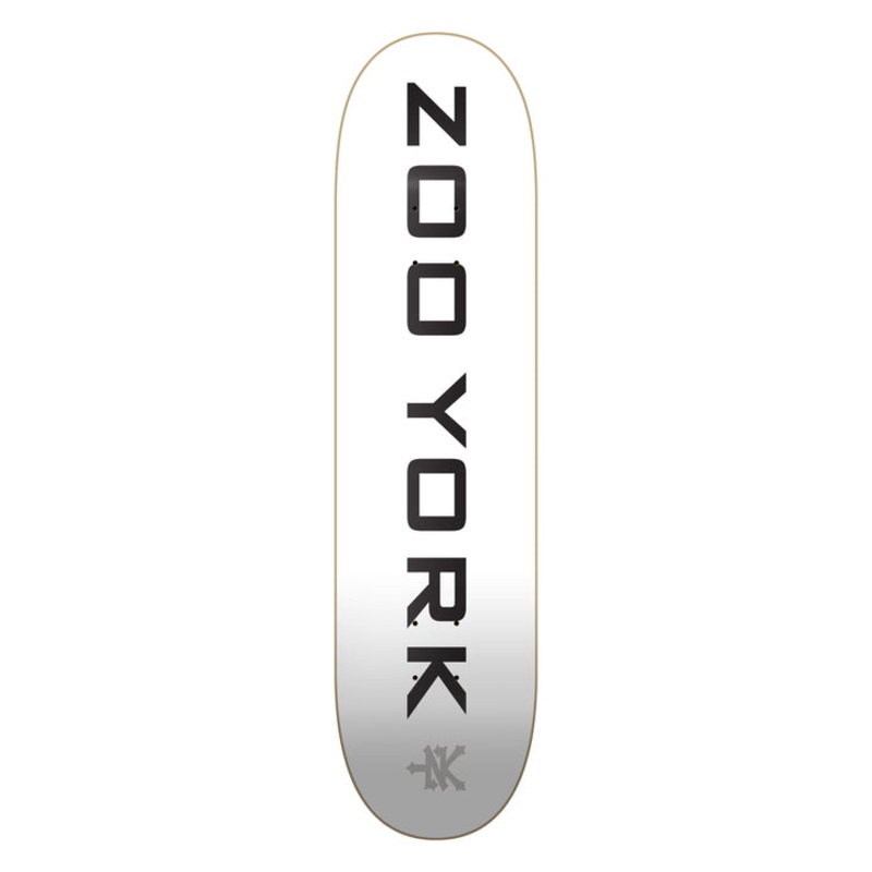 Zoo York 0G 95 Logo Block Deck White/Black/Grey 7.75″