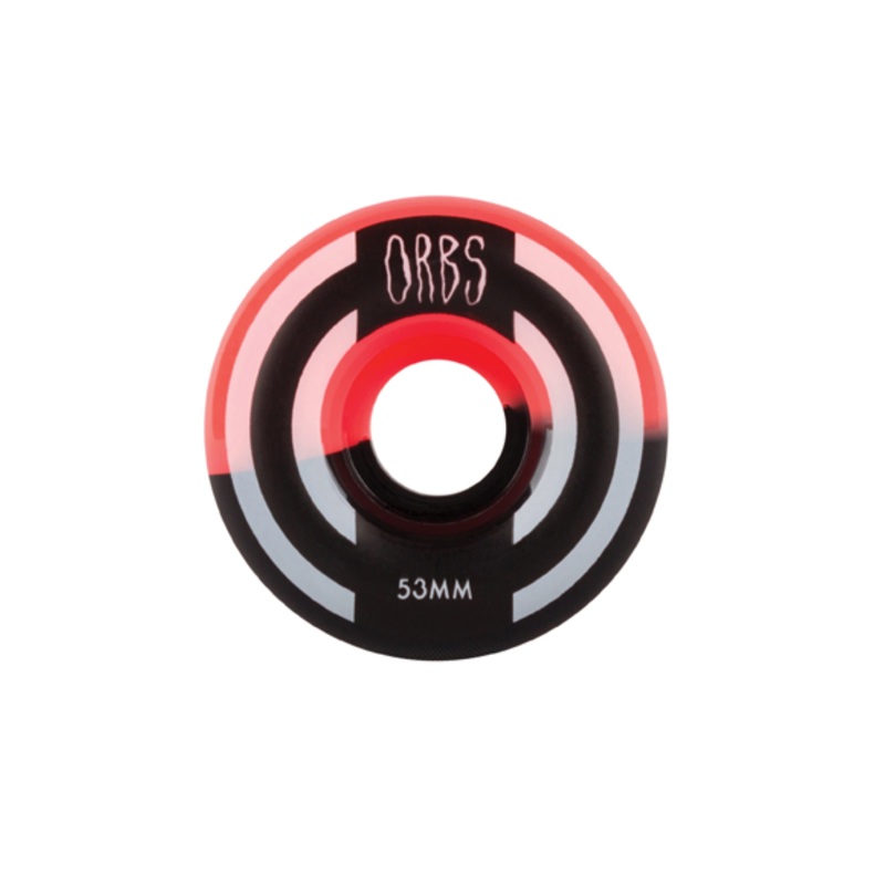 Welcome Orbs Wheels Apparitions Neon Coral/Black 53mm 99a