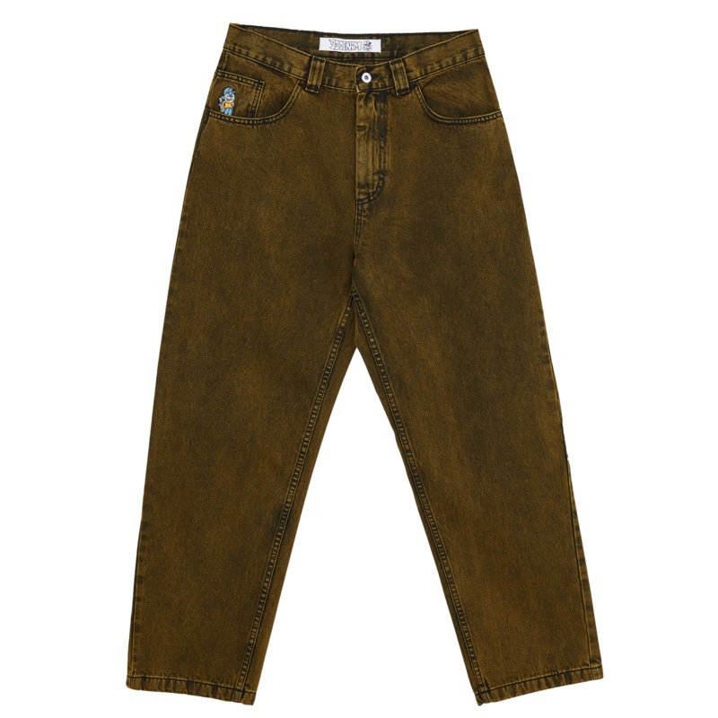 ’93! DENIM YELLOW BLACK 28-30 Yellow Black