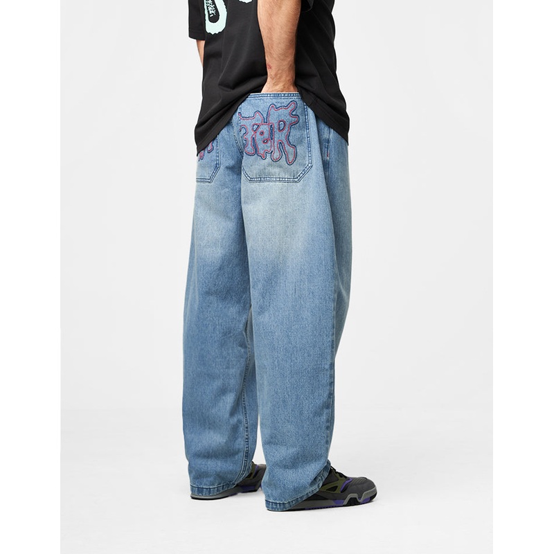 Butter Goods Blotch Denim Jeans – Streaky Blue 28R