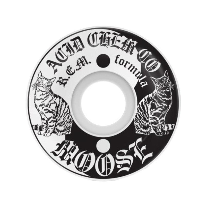 Acid Wheels – “REM “Moose” SR Shape – Skateboard Wheel 52mm 99a White
