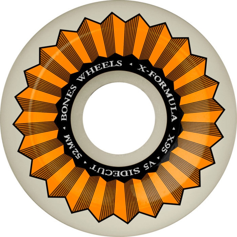 BONES X-FORMULA V5 SIDECUT 52MM 95A ORANGE