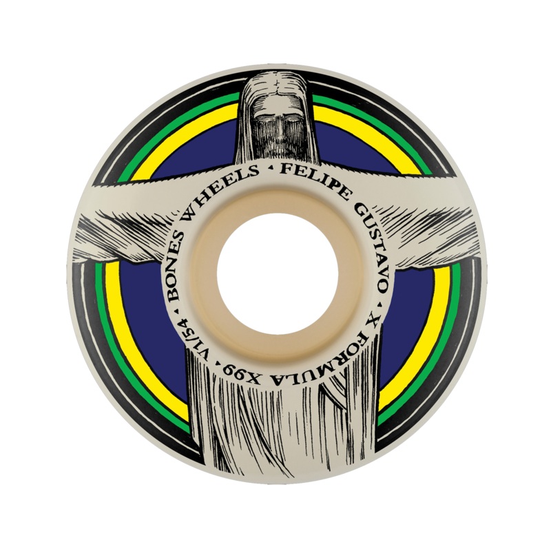 Bones – Gustavo XF V1 Redeemer 54MM 99A NAT – Skateboard Wheel