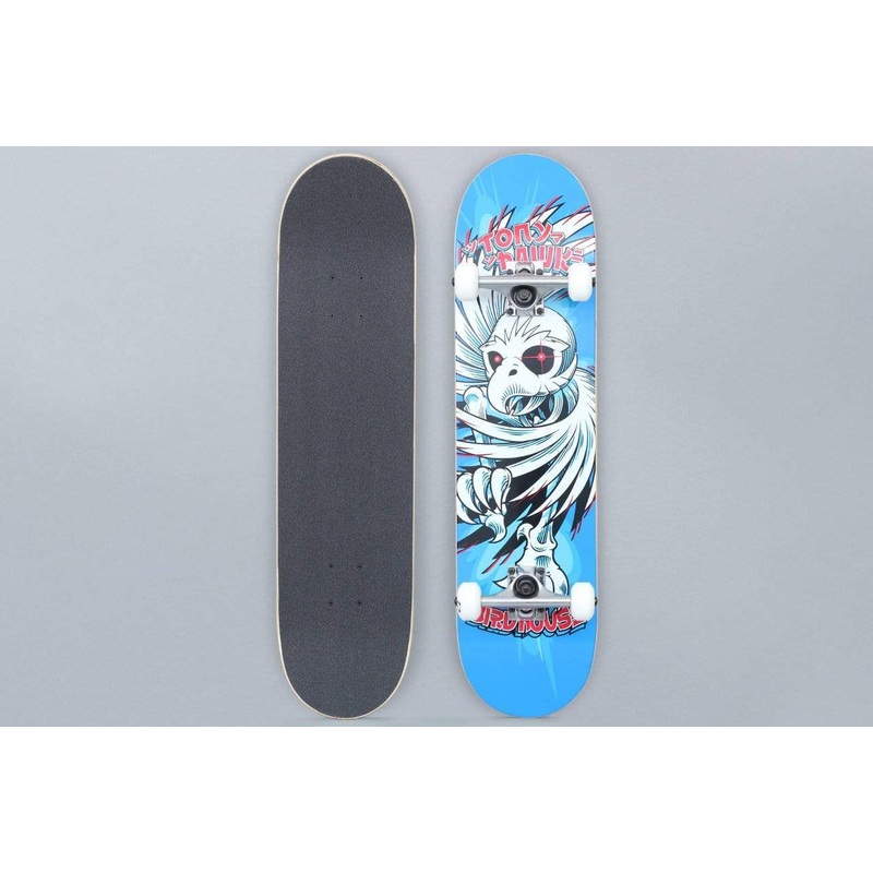 Birdhouse 7.75 Stage 1 Hawk Spiral Complete Skateboard Blue