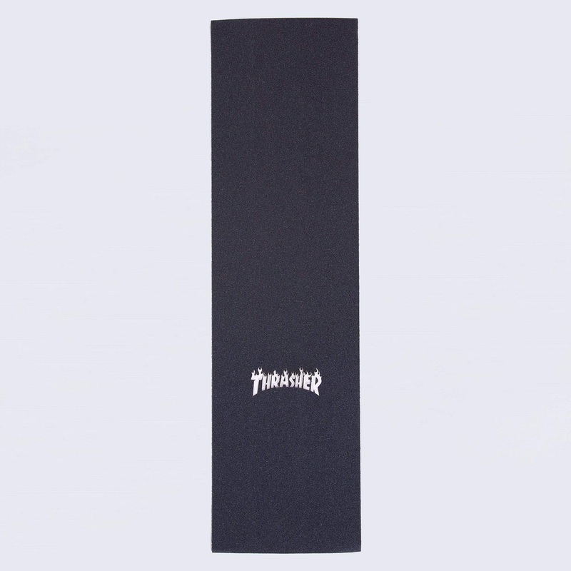 MOB X Thrasher Flame Logo Laser Cut Griptape Black