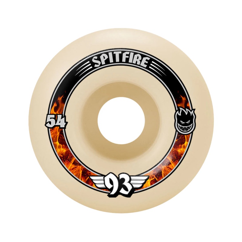 Spitfire Wheels – F4 93 Radials Natural 54mm – Skateboard Wheels 54