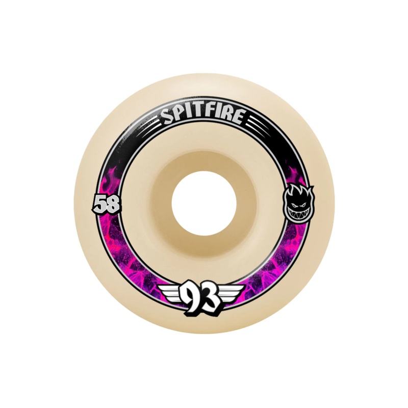 Spitfire Wheels – F4 93 Radials Natural 58mm- Skateboard Wheels 58
