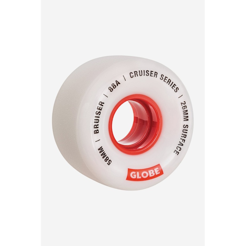 Bruiser Cruiser Wheel 58mm White/Red/58 58