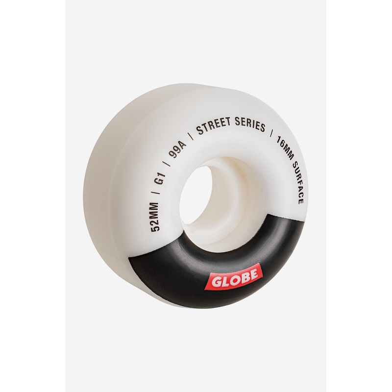 G1 Street Wheel 52mm White/Black/Bar 52