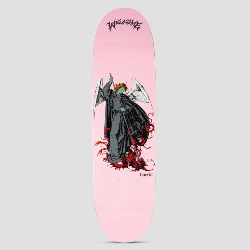 Welcome 8.8 Spear Nick Garcia Pro Model on Son of Boline Skateboard Deck Pink