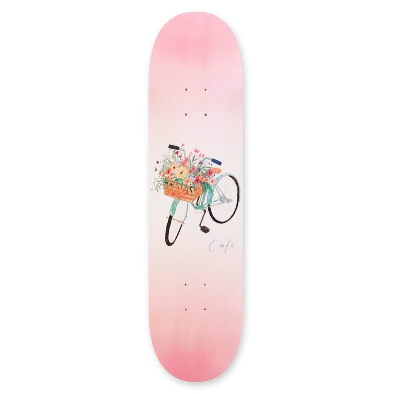 Flower Basket Deck Pink 8″