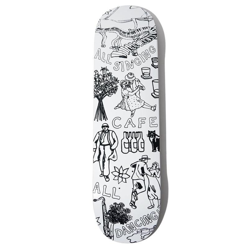 8.125 Gaurab Sketches Deck C2 Shape White