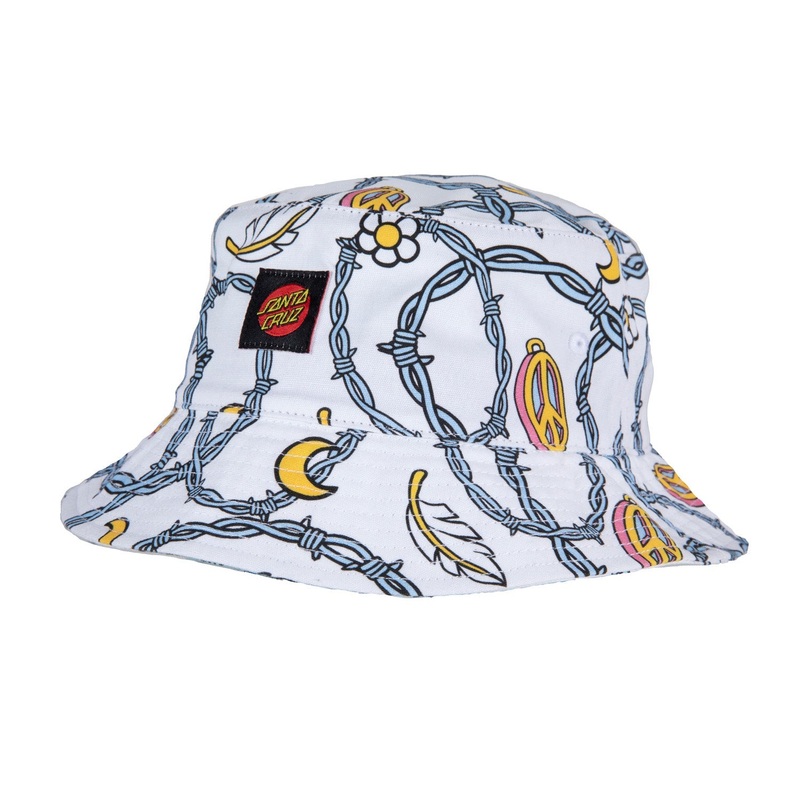 Barbed Repeat Bucket Hat Multi One Size