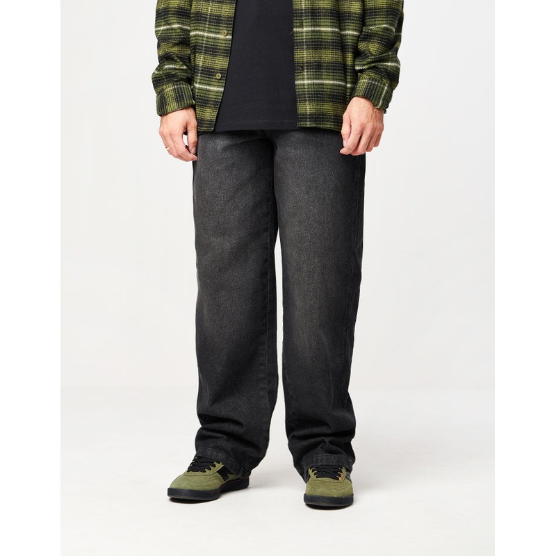 Dickies Madison Baggy Fit Denim – Black Wash Faded 28R