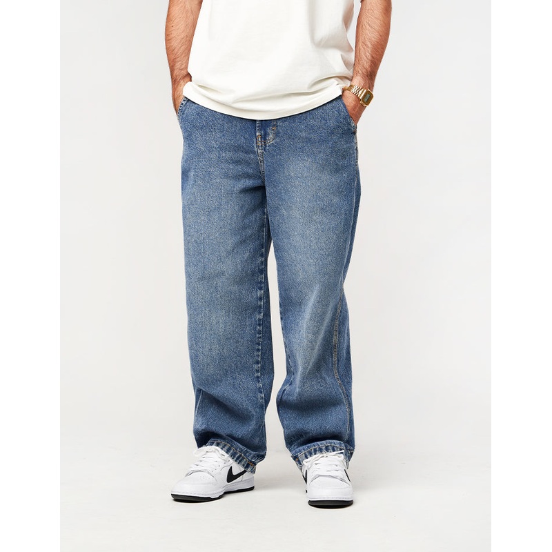 Dickies Madison Baggy Fit Denim – Rinsed Blue W/ Fade 28R