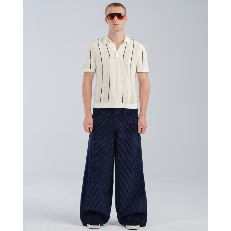 101 Twin Cannon. 26″. 4 Wale Corduroy. Navy. 26 30