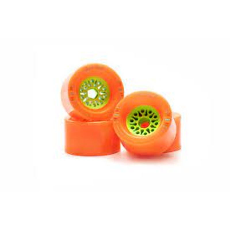 ORANGATANG DAD BOD ORANGE 105mm 80a LONGBOARD SKATEBOARD WHEELS
