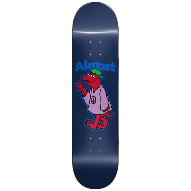 Almost Peace Out BLUE 8.375 Skateboard Deck