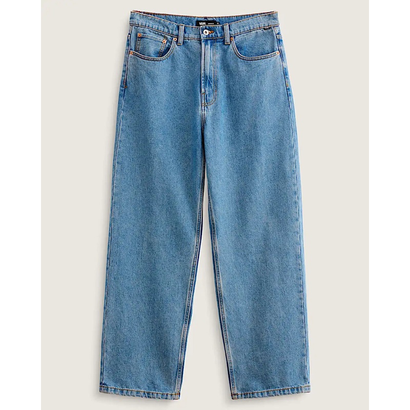 Check-5 Baggy Denim Jeans – Stonewash Blue 25/30