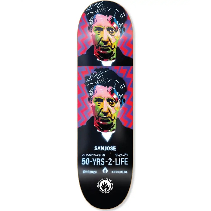 Adams 50 To Life Skateboard Deck 8.5