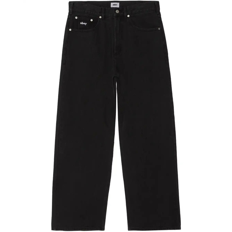 Bigwig Baggy Denim Jeans – Washed Black 26