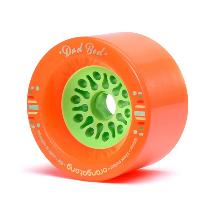 Dad Bod Longboard Wheels – Orange 80A 105MM