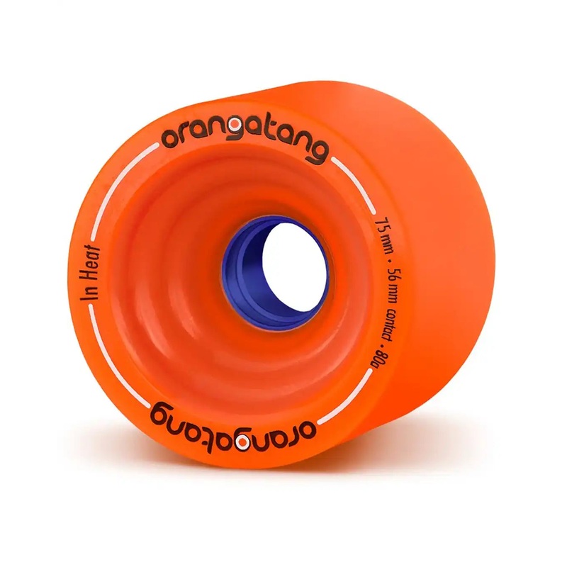 In Heat Longboard Wheels – Orange 80A 75MM