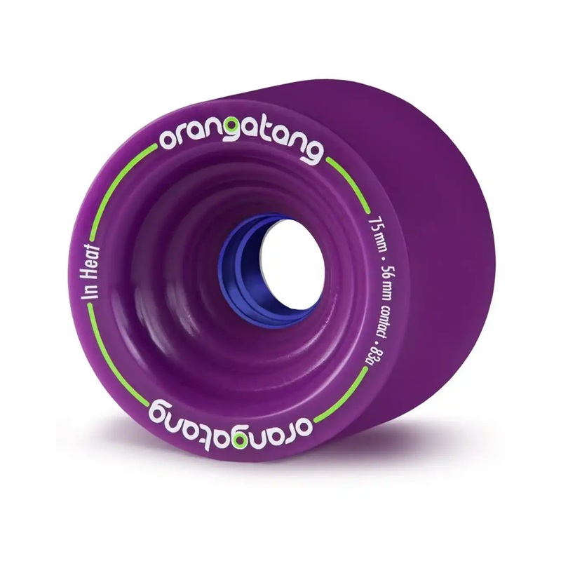 In Heat Skateboard Wheels – Purple 83A 75MM