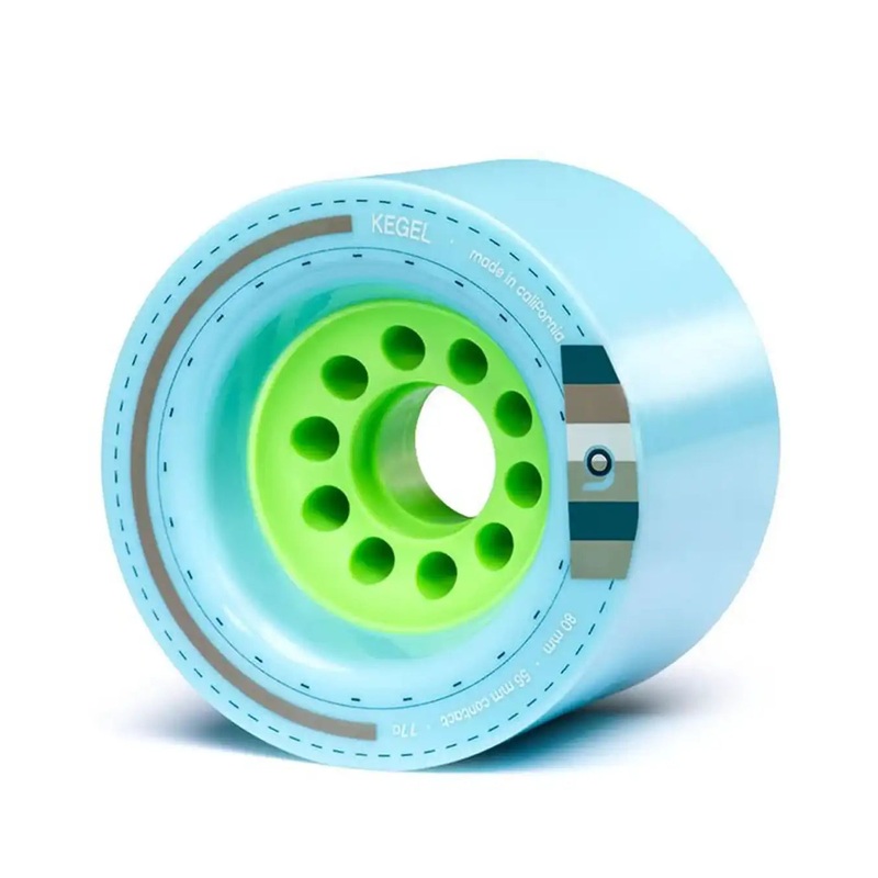 Kegel Skateboard Wheels – Blue 77A 80MM