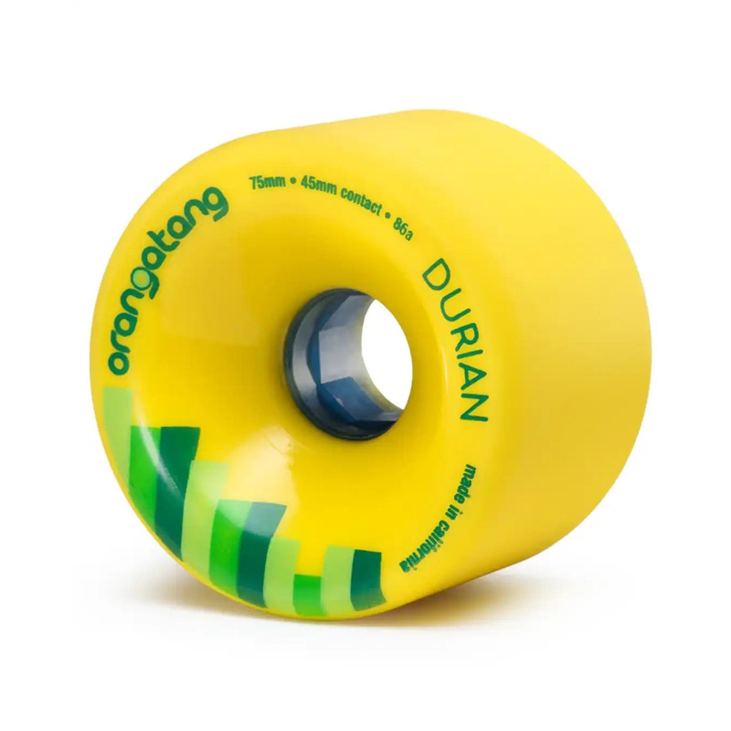 Durian Longboard Wheels – Yellow 86A 75MM