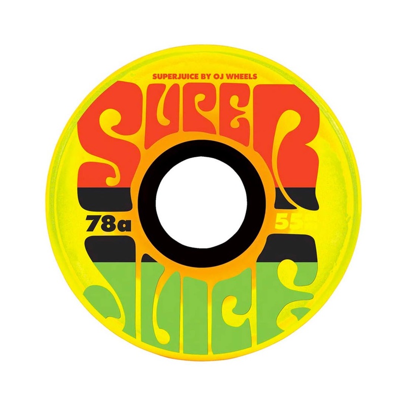 Mini Super Juice Skateboard Wheels – Jamaican Sunrise 78A 55MM