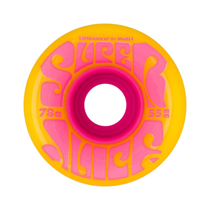 Mini Super Juice Skateboard Wheels – Yellow 55MM/78A