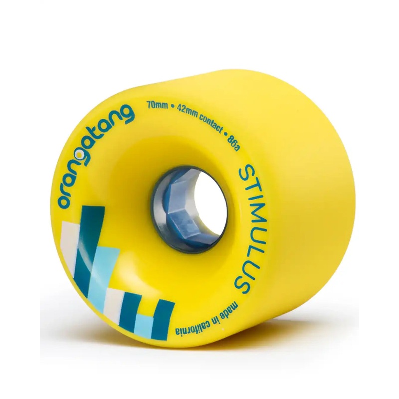 Stimulus Longboard Wheels – Yellow 86A 70MM