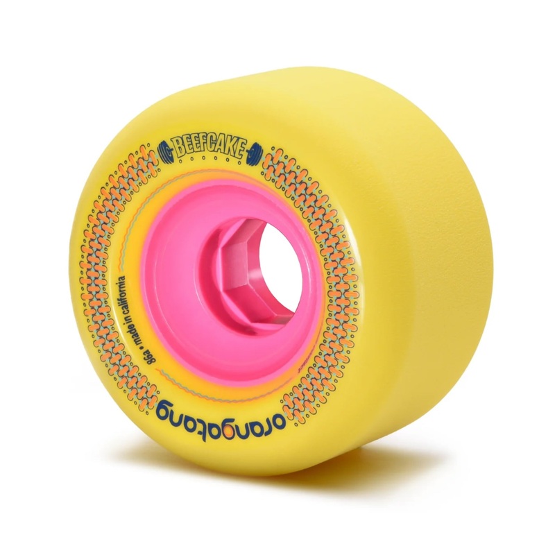 Beefcake Longboard Wheels – Yellow 86A 73MM